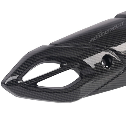 Motorcycle Anti-Scalding Exhaust Pipe Protective Decorative Cover For 2025 Yamaha Nmax155 Carbon Fiber Modified Accessories