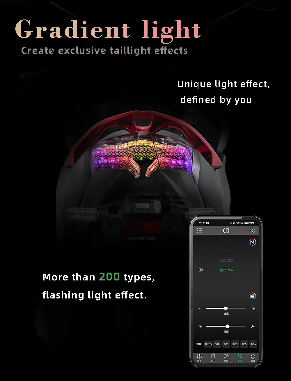 Waterproof LED Motorcycle Taillight Turn Signal for Honda VARl0 150/Click 150 - High Quality Lighting Upgrade | Motocircuit