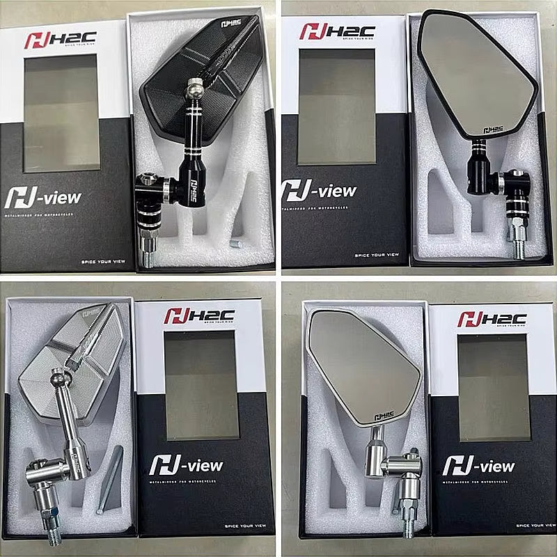 Durable Universal Motorcycle Rearview Mirror Aluminum Alloy Side Bar End Body Part for Motorbikes