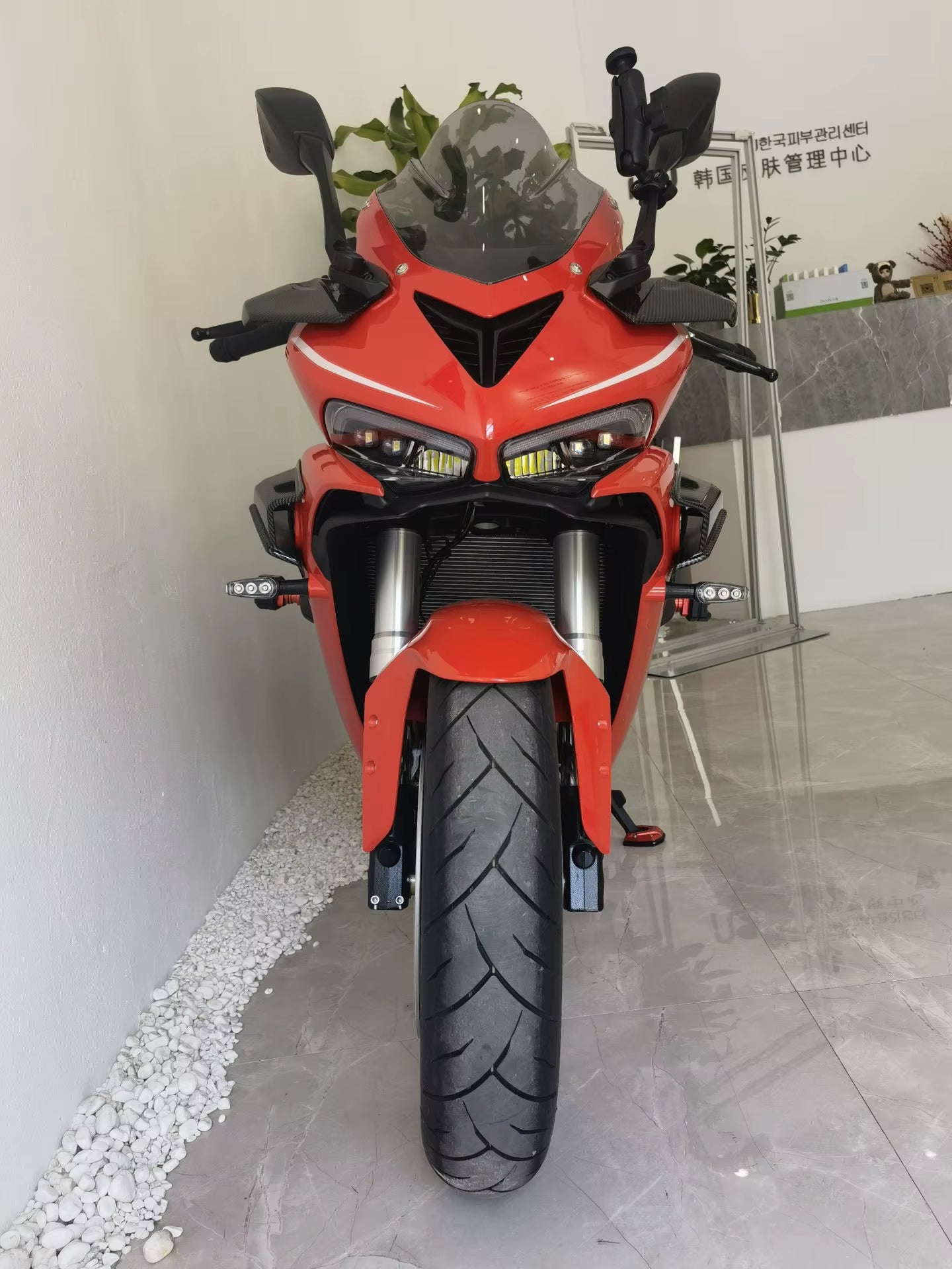 Universal ABS Carbon Fiber Fairing Side Wing Motorcycle Spoiler Winglet Motorbike Accessories