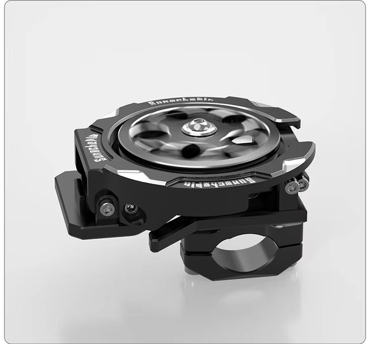 Aluminum Alloy Folding Drink Holder Rack for Motorcycle Bicycle EBike ATV Dirtbike - Body Parts Accessories