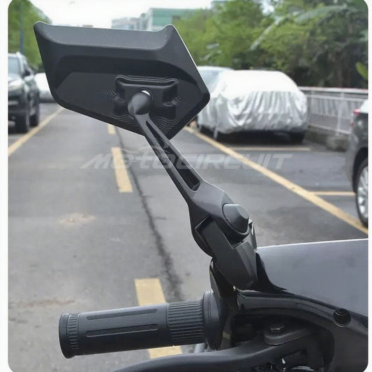 Universal Hunter Rearview Mirror Aluminum Alloy Wide Field Riding Rearview Mirror Suitable for Motorcycle Motocross ATV Ebike