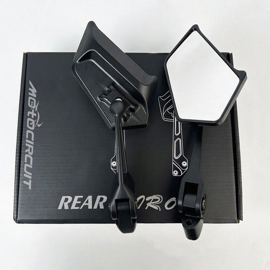 Universal Hunter Rearview Mirror Aluminum Alloy Wide Field Riding Rearview Mirror Suitable for Motorcycle Motocross ATV Ebike