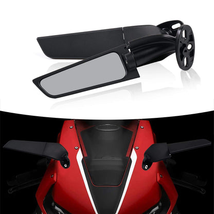 Universal Motorcycle Cnc Wing Rearview Side Rear Mirrors Motorbike Part and Accessories for Honda Yamaha Suzuki Bmw Ducati