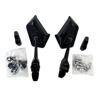 Universal Hunter Rearview Mirror Aluminum Alloy Wide Field Riding Rearview Mirror Suitable for Motorcycle Motocross ATV Ebike
