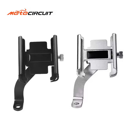 360 Degree Adjustable Motorcycle Phone Holder, Universal Cycling Holder for Scooters, Bicycles & Dirt Bikes