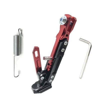 Universal Adjustable CNC Motorcycle Kickstand - Aluminum Alloy Side Support - Motocircuit