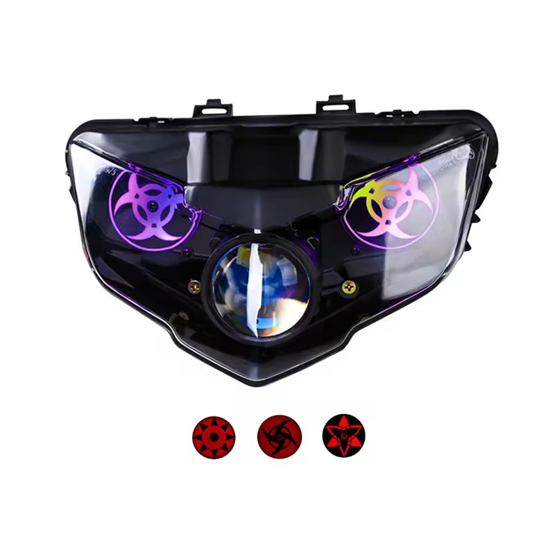 Motorcycle Headlights With App-Based Smart Control for Yamaha Y15zr Exciter150 V2-V7 Motorbike Modification Parts