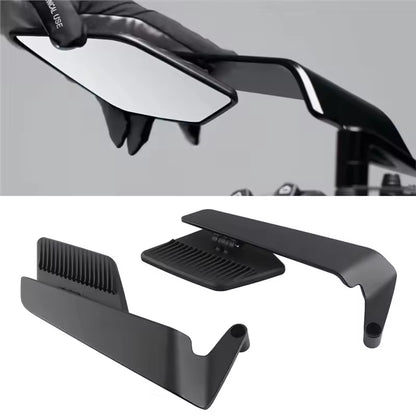 Universal Motorcycle Bar End Mirror - Adjustable Wing Rear View for Electric Mountain Bike - Motocircuit