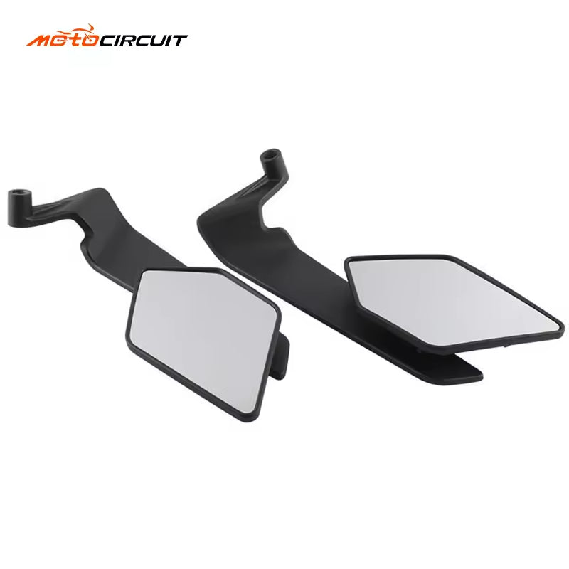 Universal Motorcycle Bar End Mirror - Adjustable Wing Rear View for Electric Mountain Bike - Motocircuit