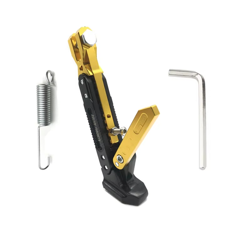 Universal Adjustable CNC Motorcycle Kickstand - Aluminum Alloy Side Support - Motocircuit