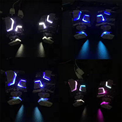 Universal LED Motorcycle Handlebar Switches with Turn Signal Horn Control - Motocircuit
