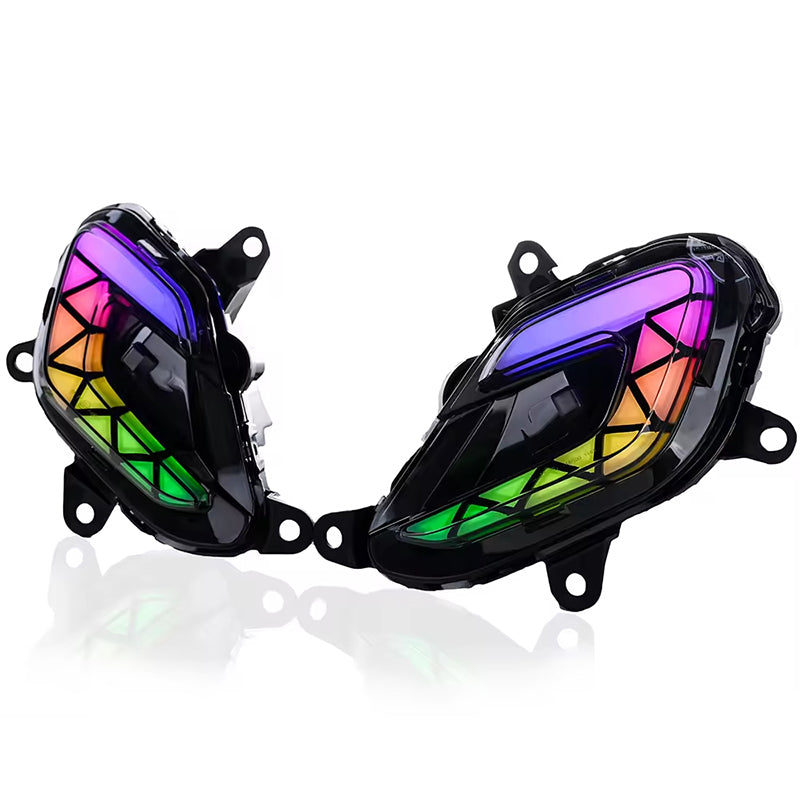 Motorcycle Front and Rear Waterproof Turn Signal Lights Smart LED Light Kit for Honda Stylo 160 Motorbike Modification Accessories