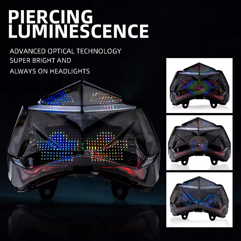 LED Motorcycle Taillight Turn Signal Indicator for Honda Click 125 VARIO IP67 Waterproof Motorbike Lighting Systems