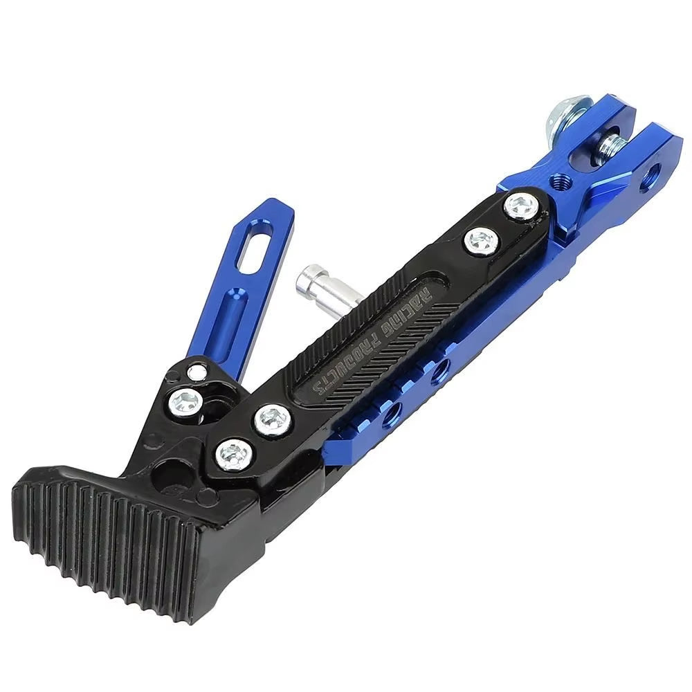 Universal Adjustable CNC Motorcycle Kickstand - Aluminum Alloy Side Support - Motocircuit
