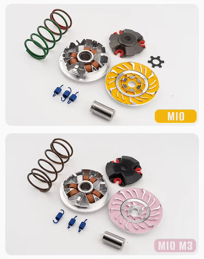 Universal CVT Complete Transmission Kit for PCX 150/160 Click 125/150 NMAX BEAT MIO - Drive Plate, Clutch & Pulley Assembly