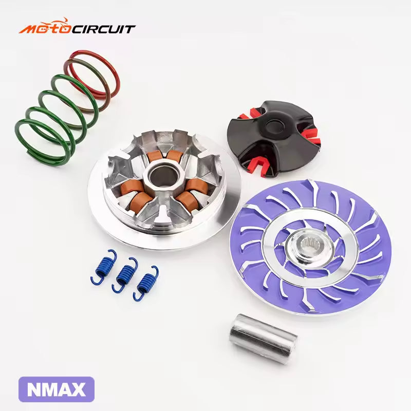 Universal CVT Complete Transmission Kit for PCX 150/160 Click 125/150 NMAX BEAT MIO - Drive Plate, Clutch & Pulley Assembly