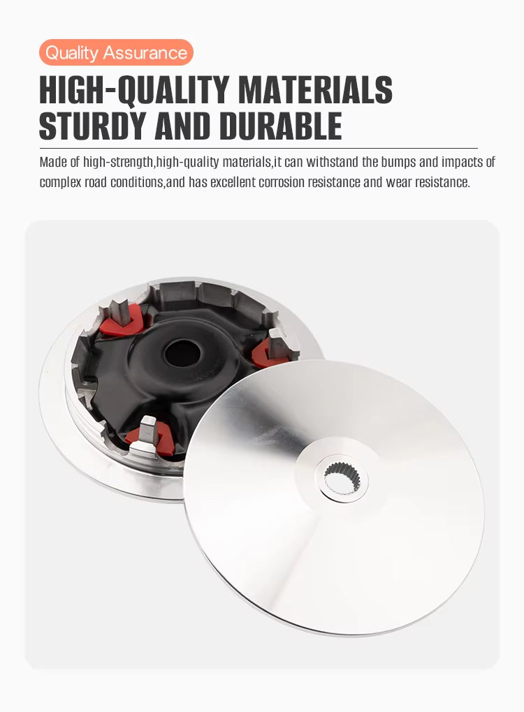 Universal CVT Complete Transmission Kit for PCX 150/160 Click 125/150 NMAX BEAT MIO - Drive Plate, Clutch & Pulley Assembly