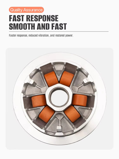 Universal CVT Complete Transmission Kit for PCX 150/160 Click 125/150 NMAX BEAT MIO - Drive Plate, Clutch & Pulley Assembly