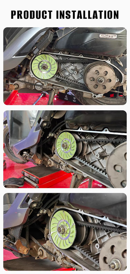 Universal CVT Complete Transmission Kit for PCX 150/160 Click 125/150 NMAX BEAT MIO - Drive Plate, Clutch & Pulley Assembly