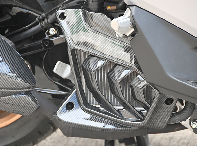 Water transfer printing motorcycle tank cover installed on Yamaha NMAX real car effect