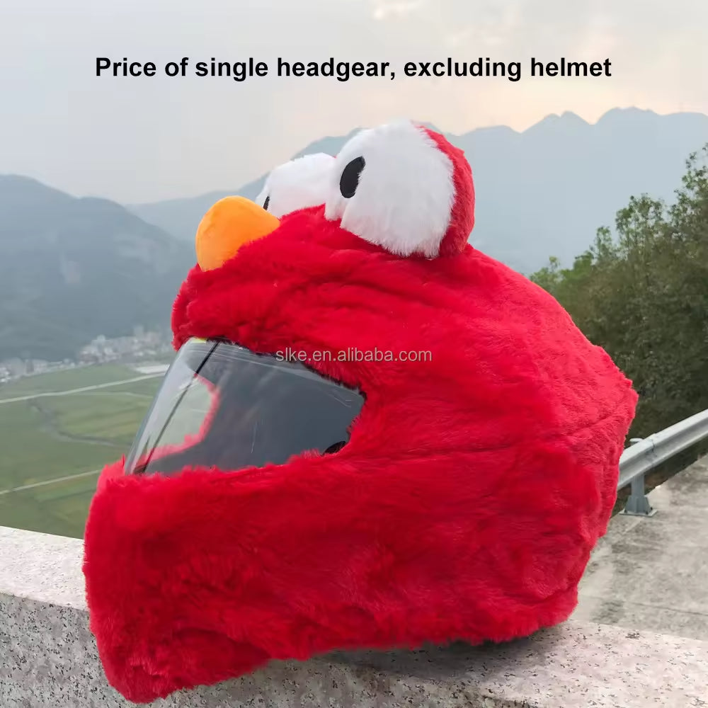 Christmas hat helmet cover - ABS full-face motorcycle helmet modification accessory - holiday decoration