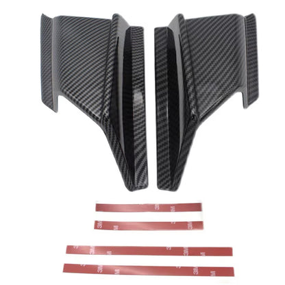 Universal ABS Carbon Fiber Fairing Side Wing Motorcycle Spoiler Winglet Motorbike Accessories