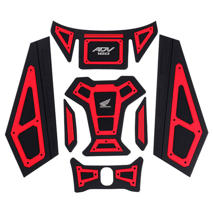 Motorcycle Rubber Fuel Tank Decorative Protective Sticker For 2022-2024 Honda ADV160 Models Motorbike Parts