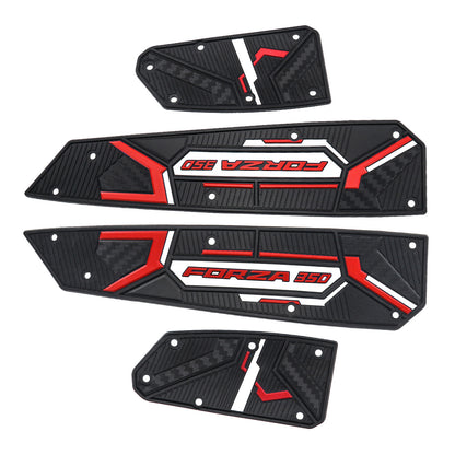 Motorcycle Aftermarket Rubber Non-Slip Footrest Pads Suitable For 2020-2025 Honda Forza 350 Models