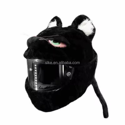 Christmas hat helmet cover - ABS full-face motorcycle helmet modification accessory - holiday decoration