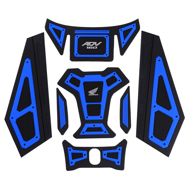 Motorcycle Rubber Fuel Tank Decorative Protective Sticker For 2022-2024 Honda ADV160 Models Motorbike Parts