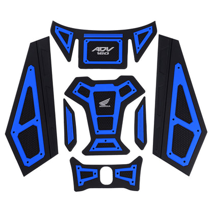 Motorcycle Rubber Fuel Tank Decorative Protective Sticker For 2022-2024 Honda ADV160 Models Motorbike Parts