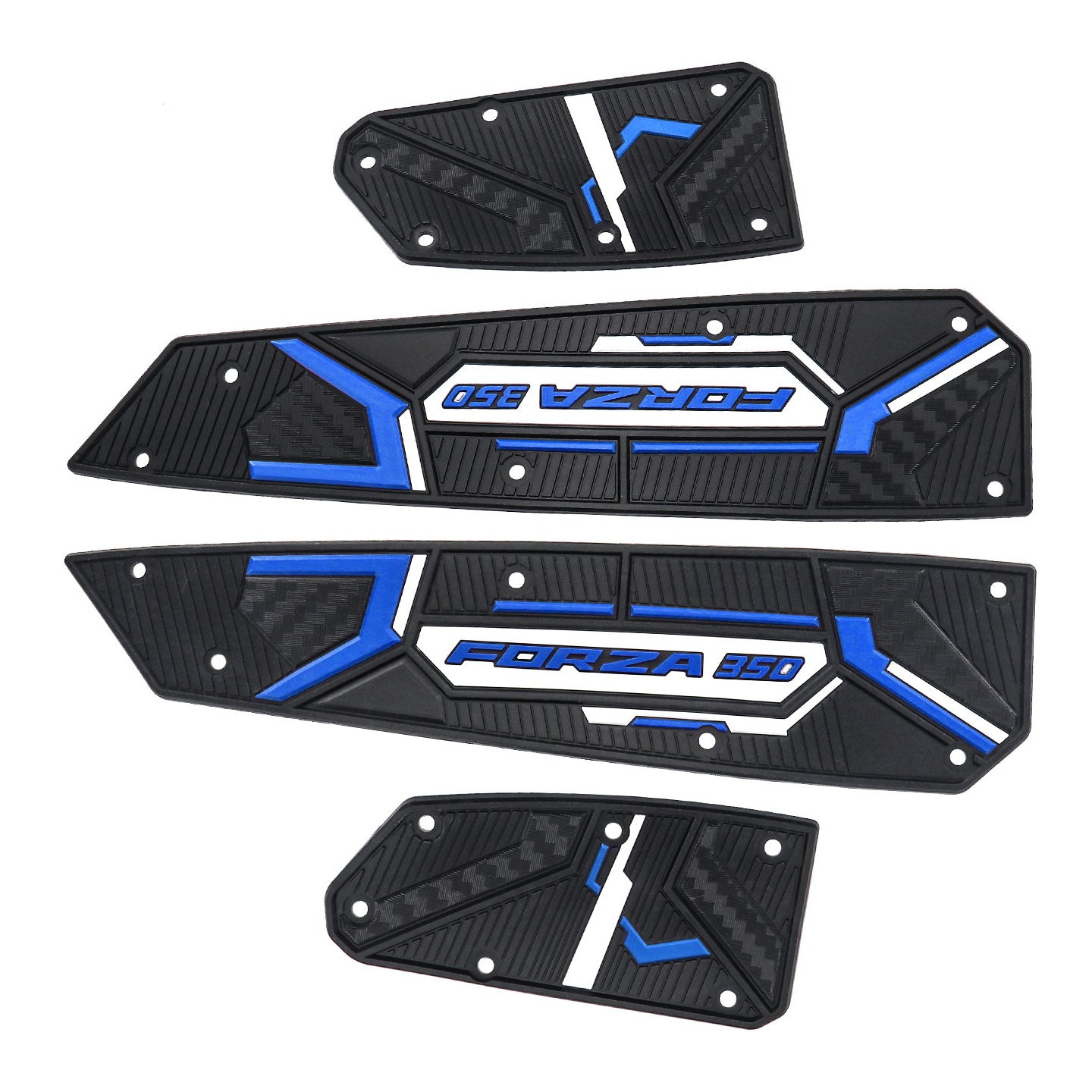 Motorcycle Aftermarket Rubber Non-Slip Footrest Pads Suitable For 2020-2025 Honda Forza 350 Models