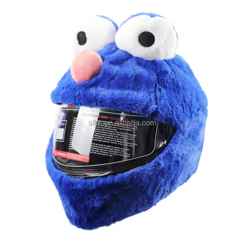 Christmas hat helmet cover - ABS full-face motorcycle helmet modification accessory - holiday decoration