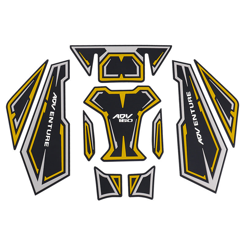 Motorcycle Fuel Tank Protection Sticker Is Suitable for 23_24 Honda ADV160 Body Decoration Accessories