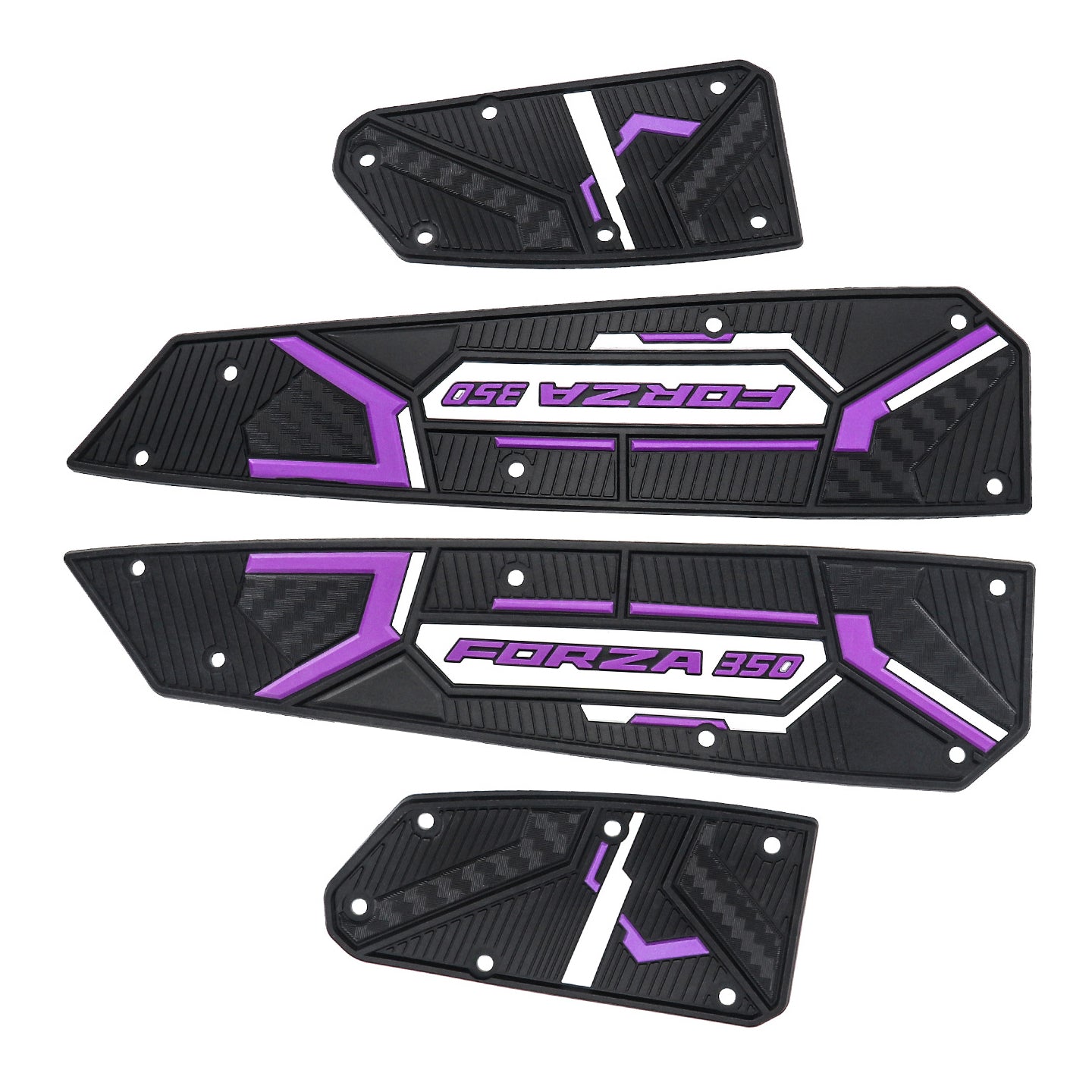 Motorcycle Aftermarket Rubber Non-Slip Footrest Pads Suitable For 2020-2025 Honda Forza 350 Models