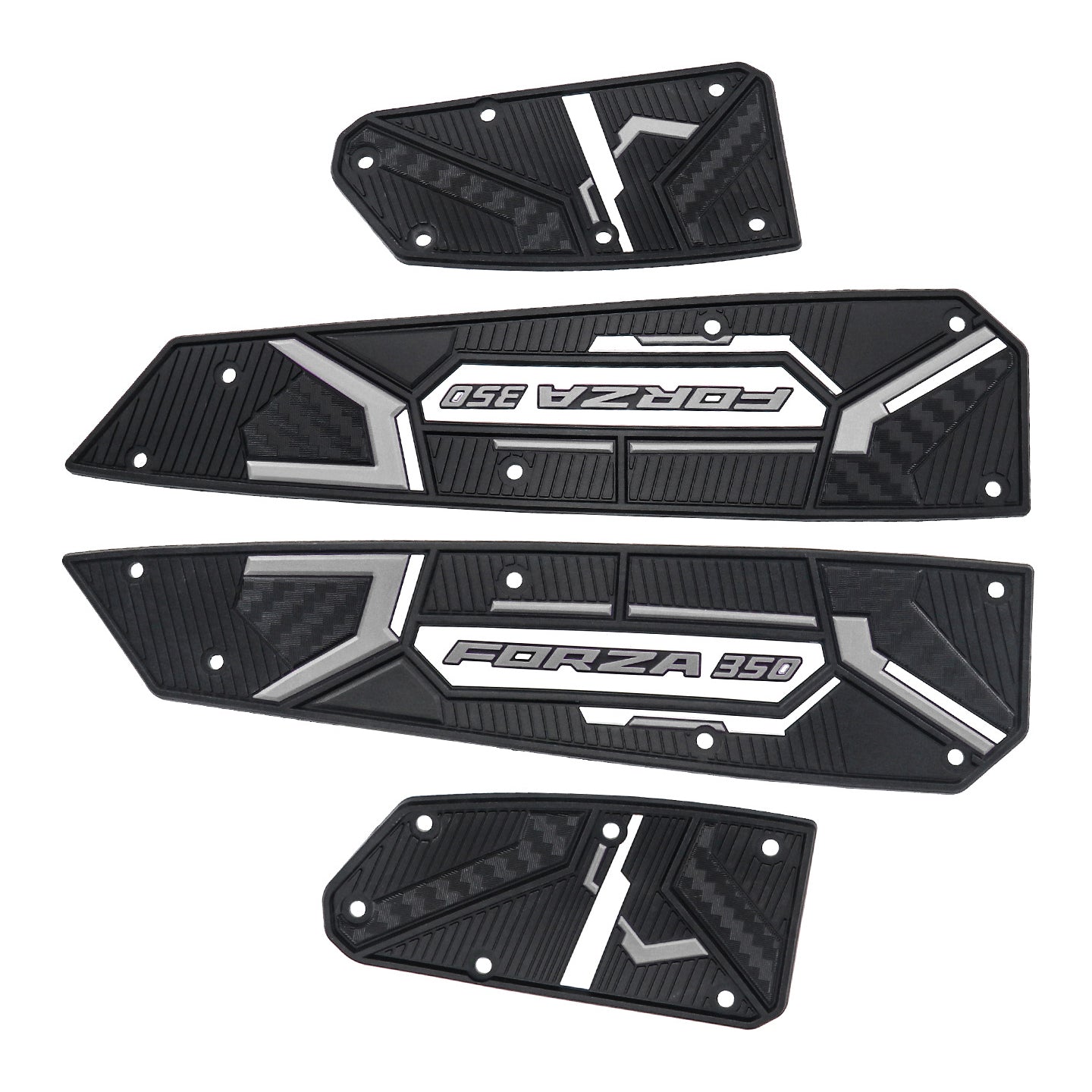 Motorcycle Aftermarket Rubber Non-Slip Footrest Pads Suitable For 2020-2025 Honda Forza 350 Models
