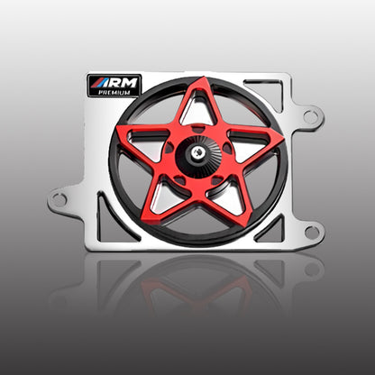 Motorcycle Water Tank Cap with Pentagonal Fan –Suitable for Honda Vario/PCX/ADV150 Models
