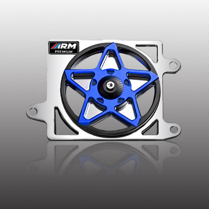 Motorcycle Water Tank Cap with Pentagonal Fan –Suitable for Honda Vario/PCX/ADV150 Models