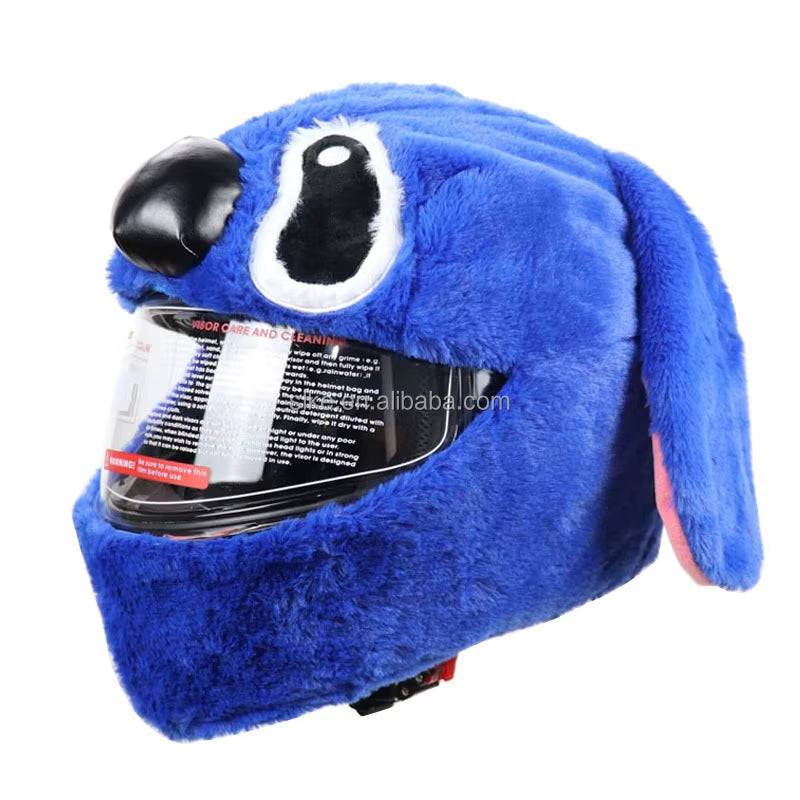 Christmas hat helmet cover - ABS full-face motorcycle helmet modification accessory - holiday decoration