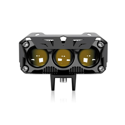 Ultra Bright LED Motorcycle Fog Light Headlight 60W 6000K Waterproof Dual Color Flashing Auto Lighting system
