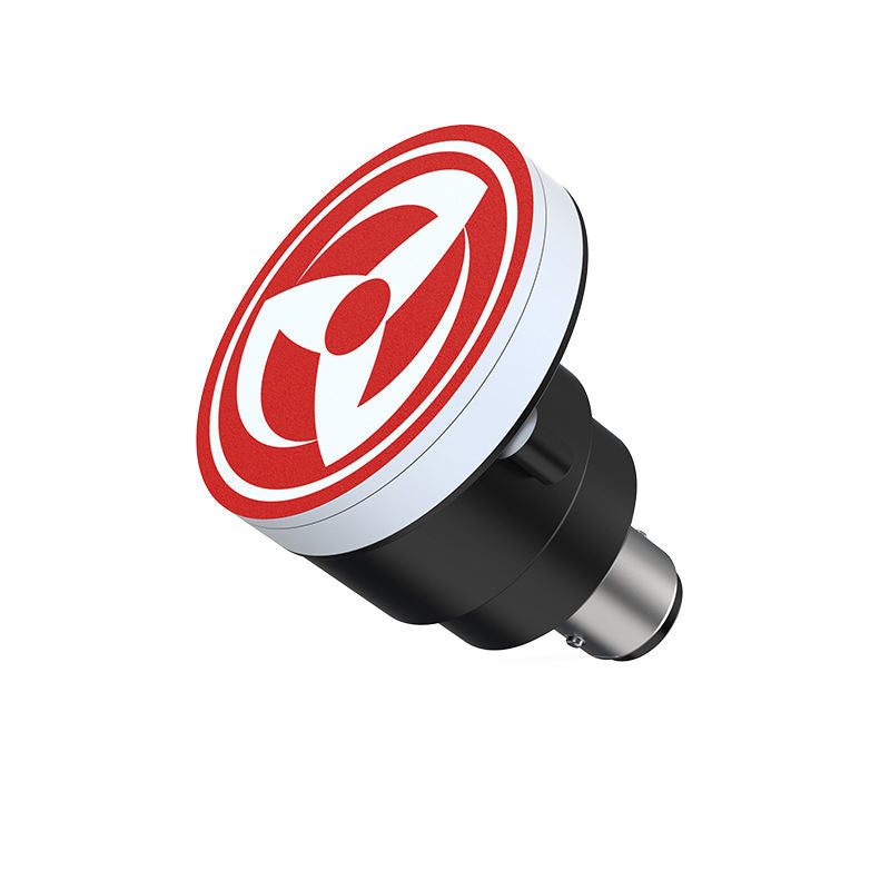 Universal Motorcycle LED RGB Sharingan Rotating Brake Light Bulb - Motocircuit