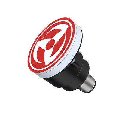 Universal Motorcycle LED RGB Sharingan Rotating Brake Light Bulb - Motocircuit
