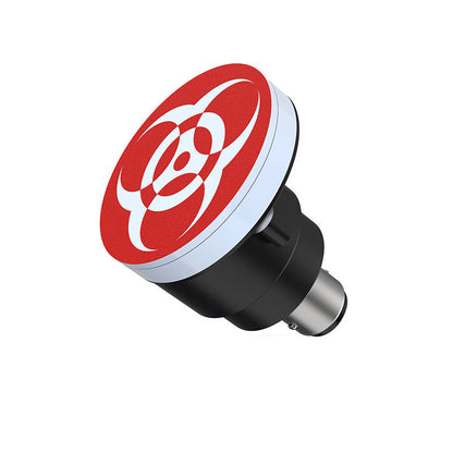 Universal Motorcycle LED RGB Sharingan Rotating Brake Light Bulb - Motocircuit