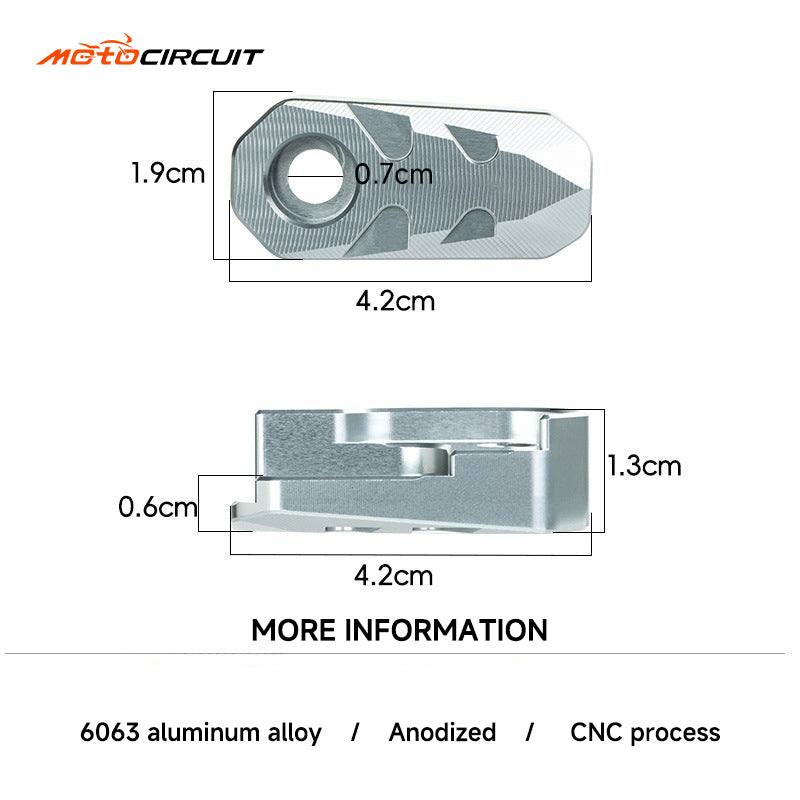 Detailed dimensions diagram for ABS Sensor Protection Cover on Honda FORZA300, showing precise measurements for installation reference.