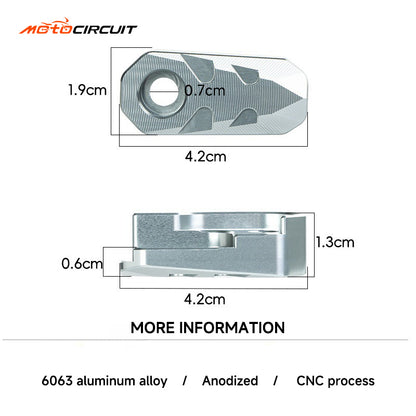 Detailed dimensions diagram for ABS Sensor Protection Cover on Honda FORZA300, showing precise measurements for installation reference.