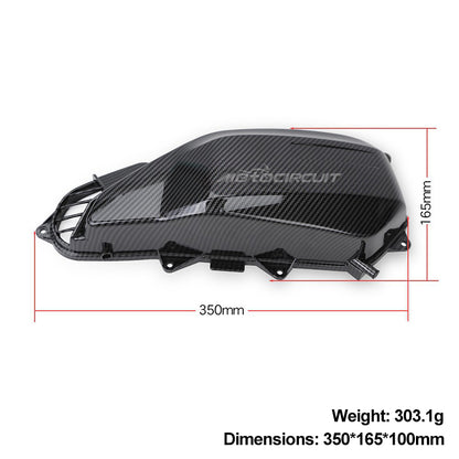 Detailed Dimensions of Honda Click 150 V2 Air Filter Cover