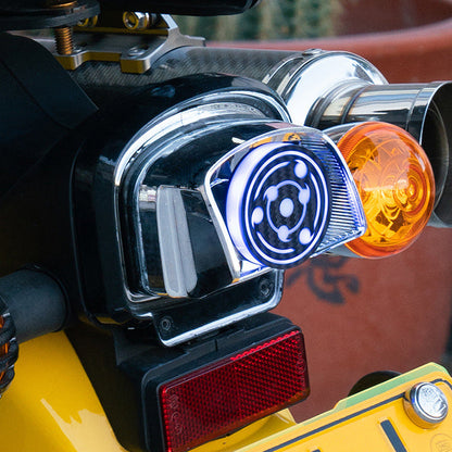 Lighting Effect of Motorcycle Brake Light in Use with RGB Colors