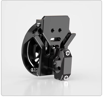 Close-up view of the aluminum alloy folding mechanism and durable finish