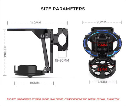 Detailed dimension diagram of the folding beverage can holder with measurements